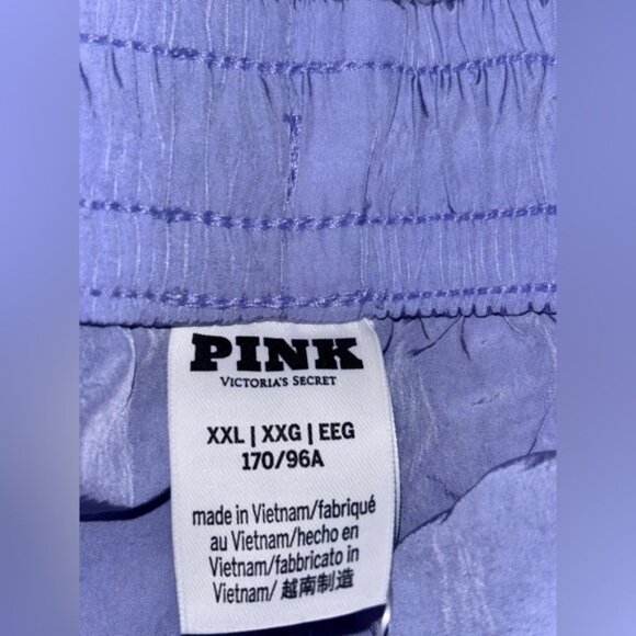 NEW Pink Victoria’s Secret Parachute Cargo  Pant Women XXL Casual Cool Campus - Picture 3 of 10